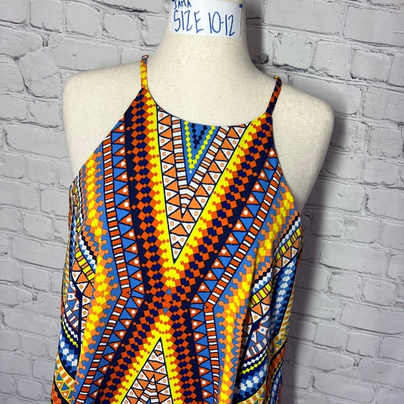 👗Colorful Graphic Adjustable Tent Dress - Picture 5 of 9